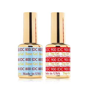 DND DC Top Gel coat #900 and Base coat #800 No Cleanse nail care nail art