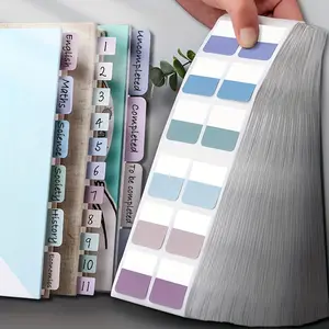 Transparent sticky notes tabs and arrow marks are used to mark pages, which are very suitable for planning books, stickers and use in offices or schools, Office Supplies, Removable Dividers Tabs