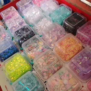 Glitters, Confetties, and Clay polymer pieces: Great for tumbers, snowglobes and resin
