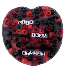 SILICONE PICKY PAD - Medium Stabby - Handmade Fidget Sensory ASMR Toy/Tool