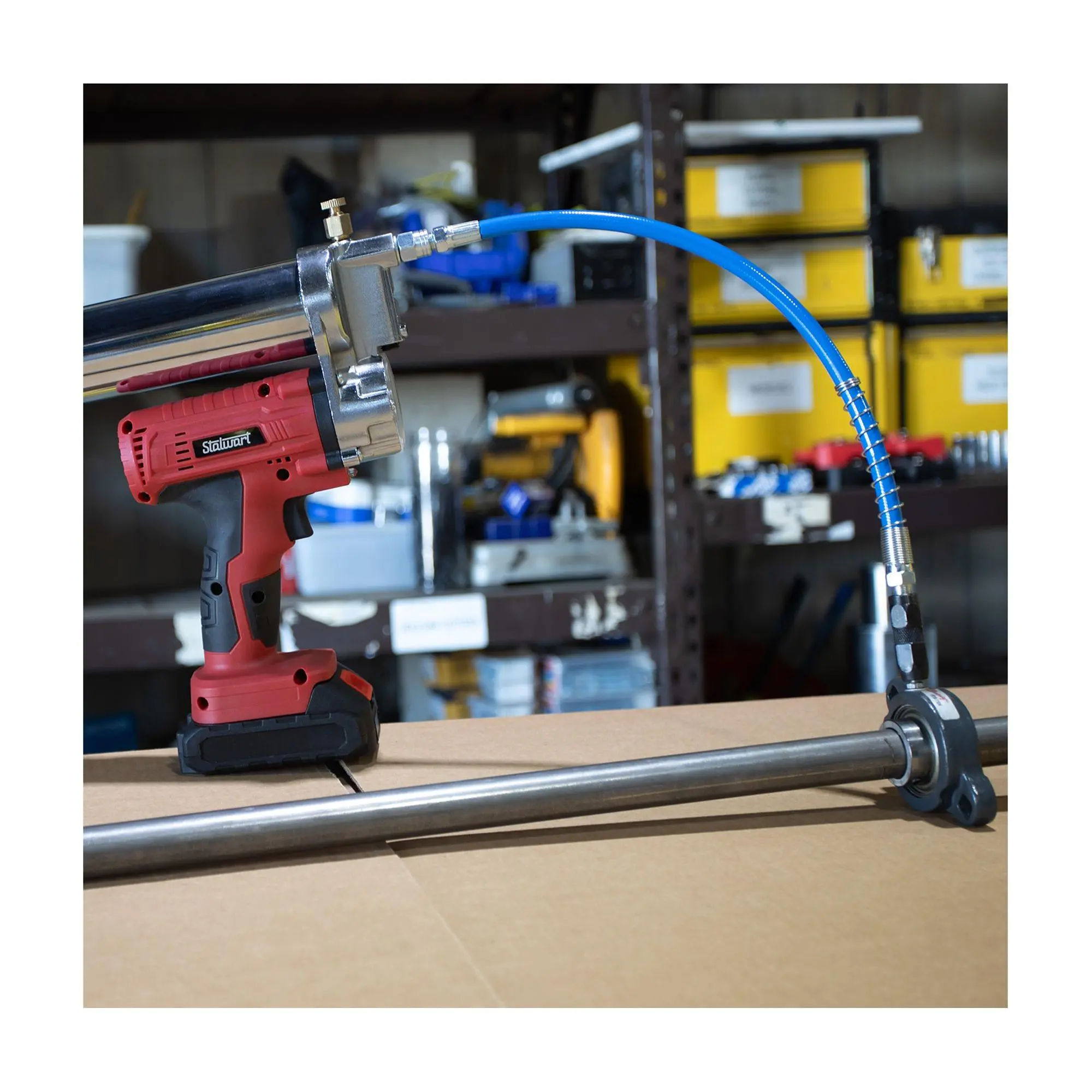 Stalwart 20V 12000 PSI Cordless Grease Gun