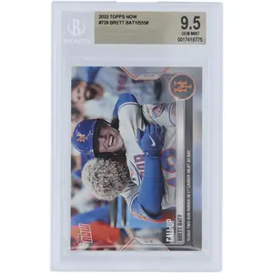 Brett Baty New York Mets 2022 Topps Now 2-Run Homer in 1st at Bat #729 BGS Authenticated 9.5 Rookie Card - Fanatics Authentic Certified