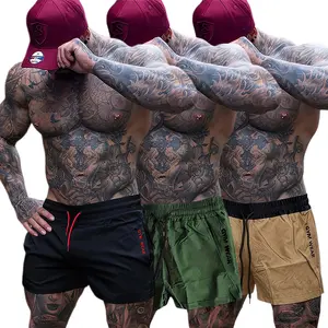 3-Pack Men’s Quick-Dry Fitness Shorts, Drawstring Waist, Lightweight Training Running Shorts