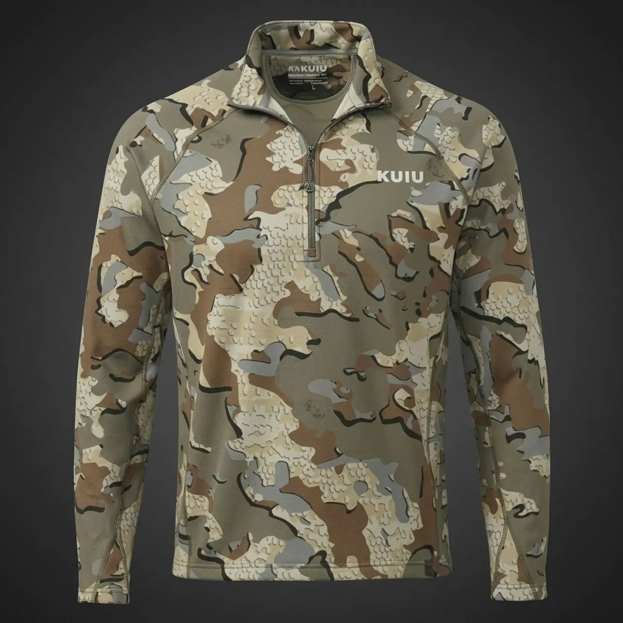 Premium Mid-Weight Synthetic Half-Zip Base Layer | Thermal Breathable Outdoor Training Top for Hiking & Running