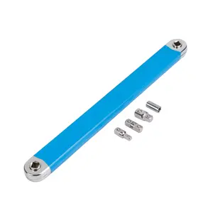 Impact ready offset extension wrench, tight reach extension wrench, 1/2",15" impact ready socket wrench tool,1/4" stable 3/8" square drive adapter,dealsforyoudays