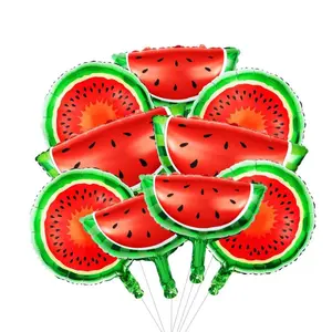 Watermelon aluminum film balloon summer fruit refreshing theme party decoration suitable for birthday summer theme decoration