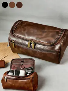 Men's Toiletry Bag, Travel Bag, Large Capacity Organizer, Hanging Toiletry Bag, Multifunctional Toiletry Bag, Can Hold Shaving Kits and Accessories, Suitable for Father's Day, Business Trips, And Vacation Packing