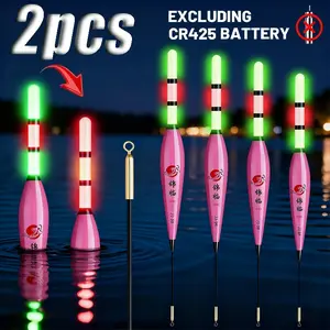 2pcs Night Fishing Float ,Gravity-sensing Color-changing Light ,Electronic Fishing Floats 6g/8g/10g/12g（Excluding CR425 battery）