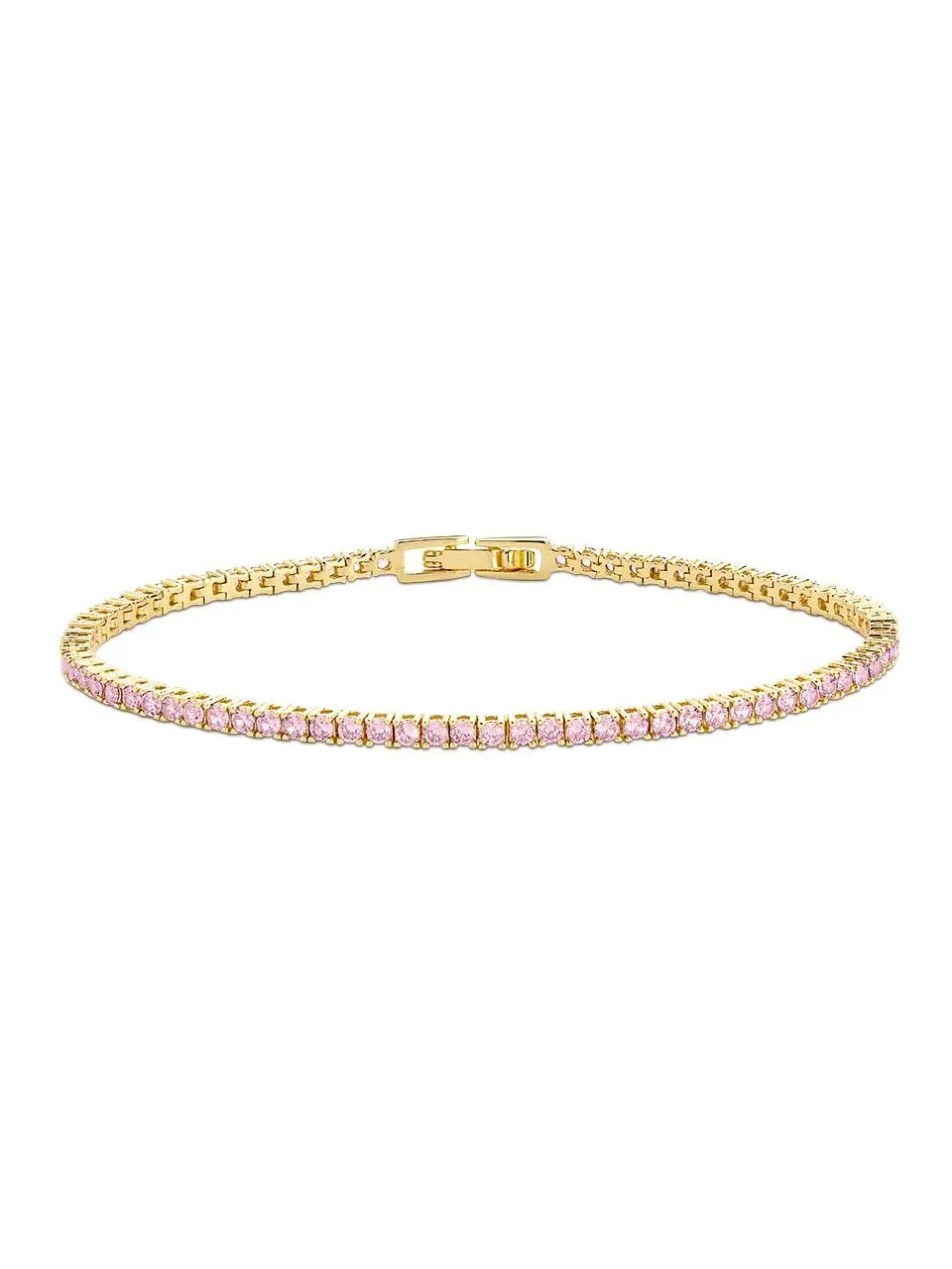 Mirabell Light Pink CZ Tennis Bracelet