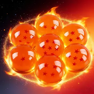 DBZ seven-star crystal ball set -7 transparent balls (43mm), holiday creative decorations, is an excellent surprise choice for anime lovers. It's a collectible birthday gift for my boyfriend, suitable for Christmas and Halloween birthday parties.