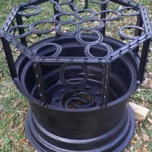 Horseshoe fire pit