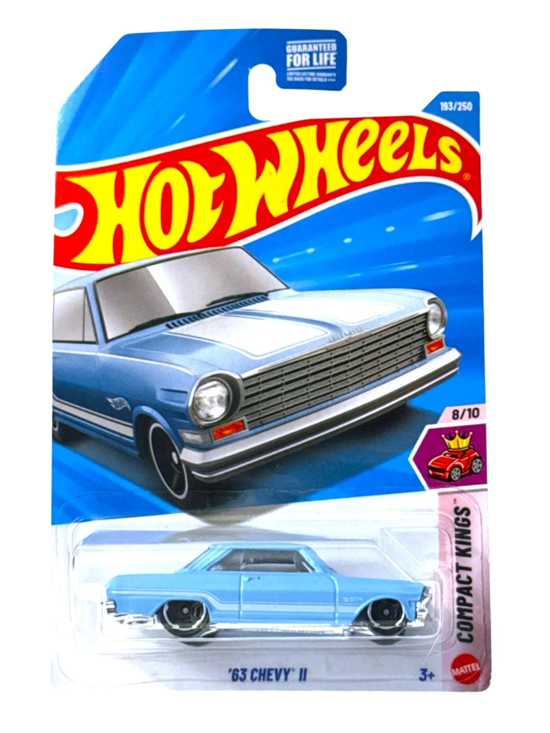 Hot Wheels 63 Chevy II Blue #193 Basic Mainline 2026 Case J New