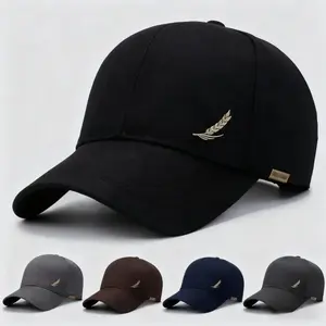 Men's Polyester Baseball Cap Adjustable Lightweight Breathable Outdoor Sun Hat + Unisex Heart Knit Wool Beanies Winter Newsboy Style Warm Cap