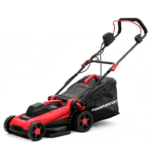 PowerSmart 14" Electric Corderd Push Lawn Mower, 2-in-1 Lawn Mower (DB8015)