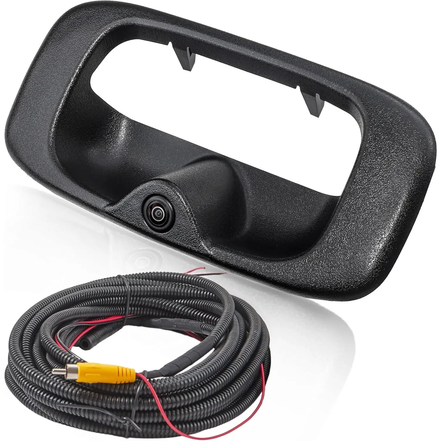 Tailgate Handle Backup Camera with Wide Angle Lenses & CMOS Sensor for 1999-2006 Chevy Silverado, Sierra 1500-3500 HD Classic, 150° View, 26ft Extension Cable, ABS Plastic, RCA Plug