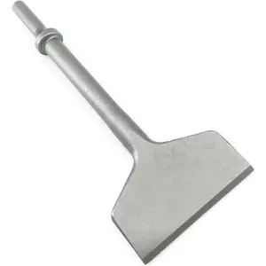 3 Inch Wide Air Chisel Bit, Pneumatic Tile & Thinset Scaling Chisel - 0.401 Inch Shank, Wall & Floor Tile Remover, Floor Scraper, Works with Air Hammer