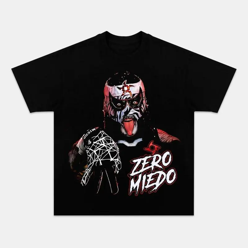 Pentagon Jr. "Cero Miedo" Tee - Mexican Wrestling Graphic Shirt