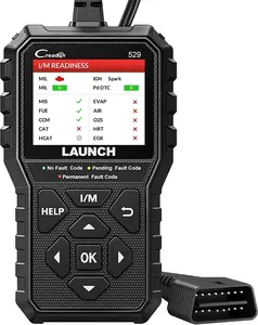 LAUNCH OBD2 Scanner CR529 Code Reader Check Engine Light for All OBDII Car After 1996 Full OBD2 Functions Mode 8, I/M Readiness DTC Lookup Lifetime Free Update Scan Tool