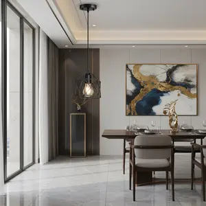 Gold Finish Modern Pendant Light, Frosted Glass Globe Ceiling Fixture, Elegant Statement Lighting for Kitchen Island Dining Room