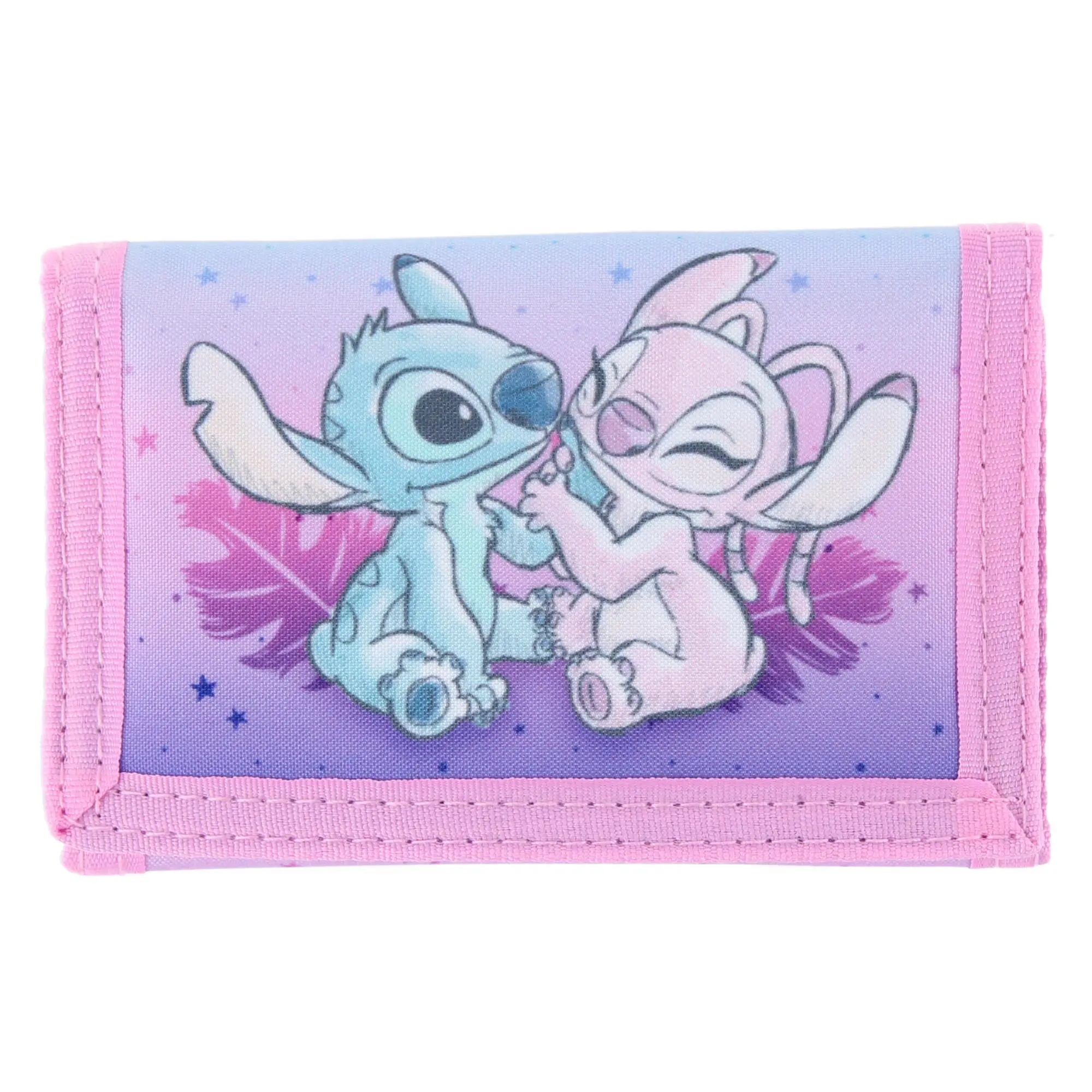 Textiel Trade Disney's Kids Lilo & Stitch with Angel Tri-Fold Wallet, Trifold Wallets