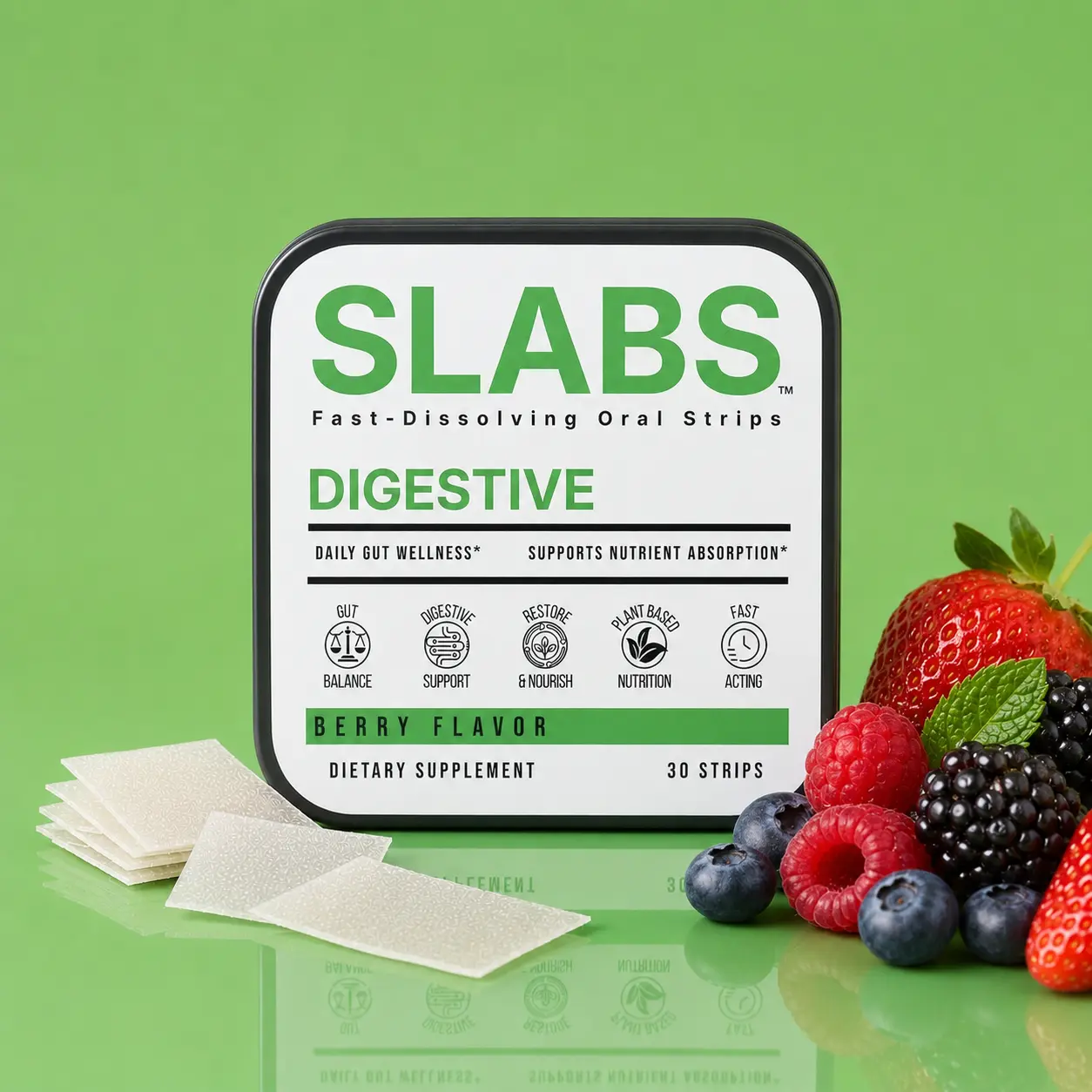 Slabs Digestive Supplement Strips