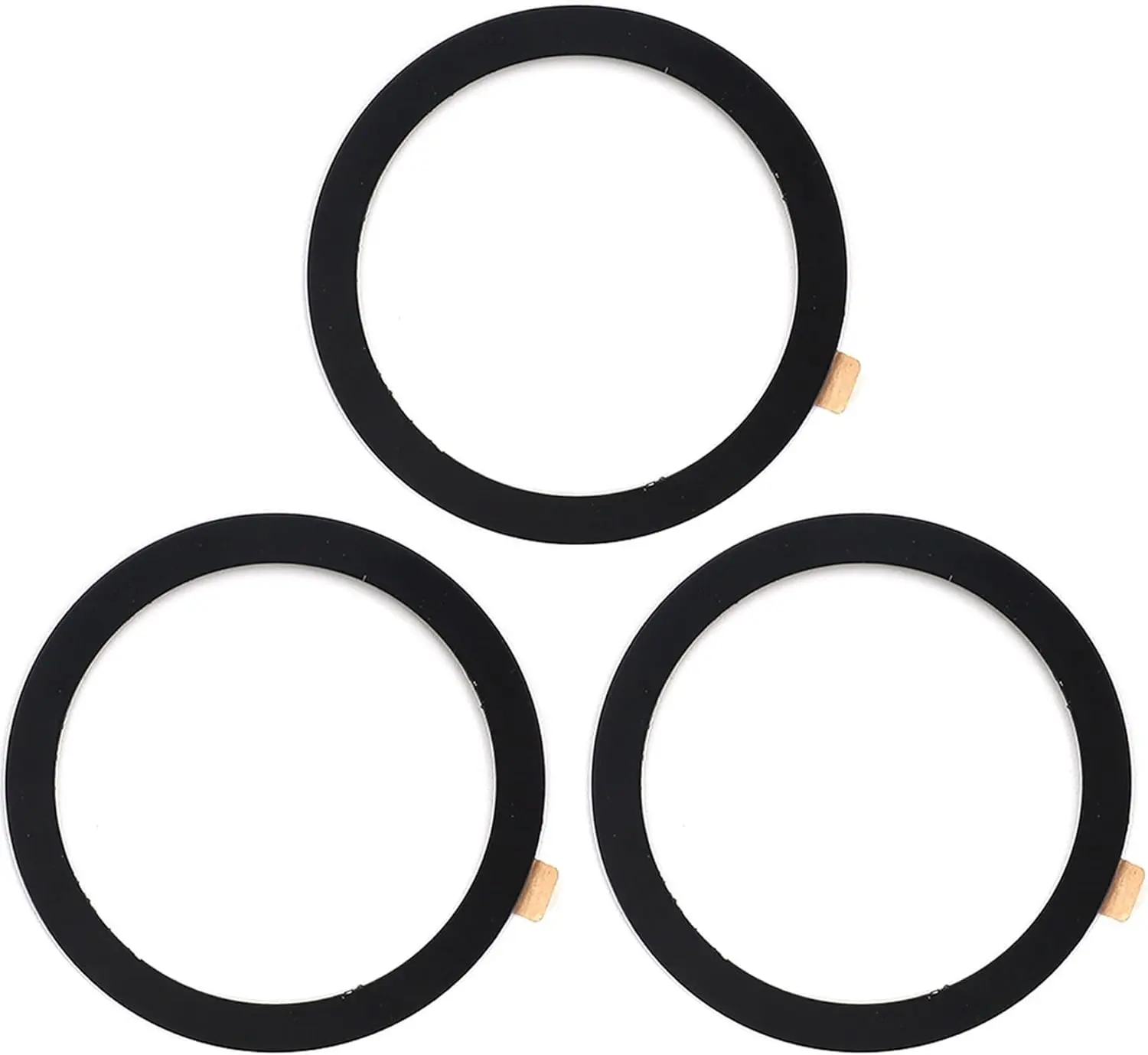 3 Pack Magnetic Ring Adapter for MagSafe Charger – Universal Metal Plate for iPhone, Samsung, Android, Magnetic Phone Mount & Stand Accessory for All Smartphones