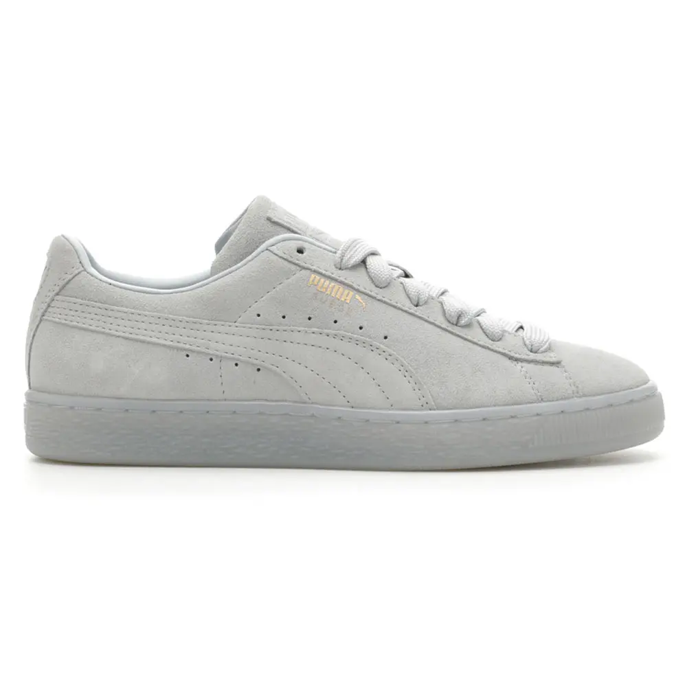 PUMA Womens Suede Classic Mono Gold Lace Up Sneakers Shoes Casual - Blue