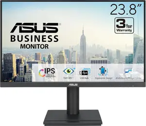 Asus Tek  24 in. IPS FHD 1920 x 1080 100Hz DP HDMI 2 x USB Speaker Business Monitor