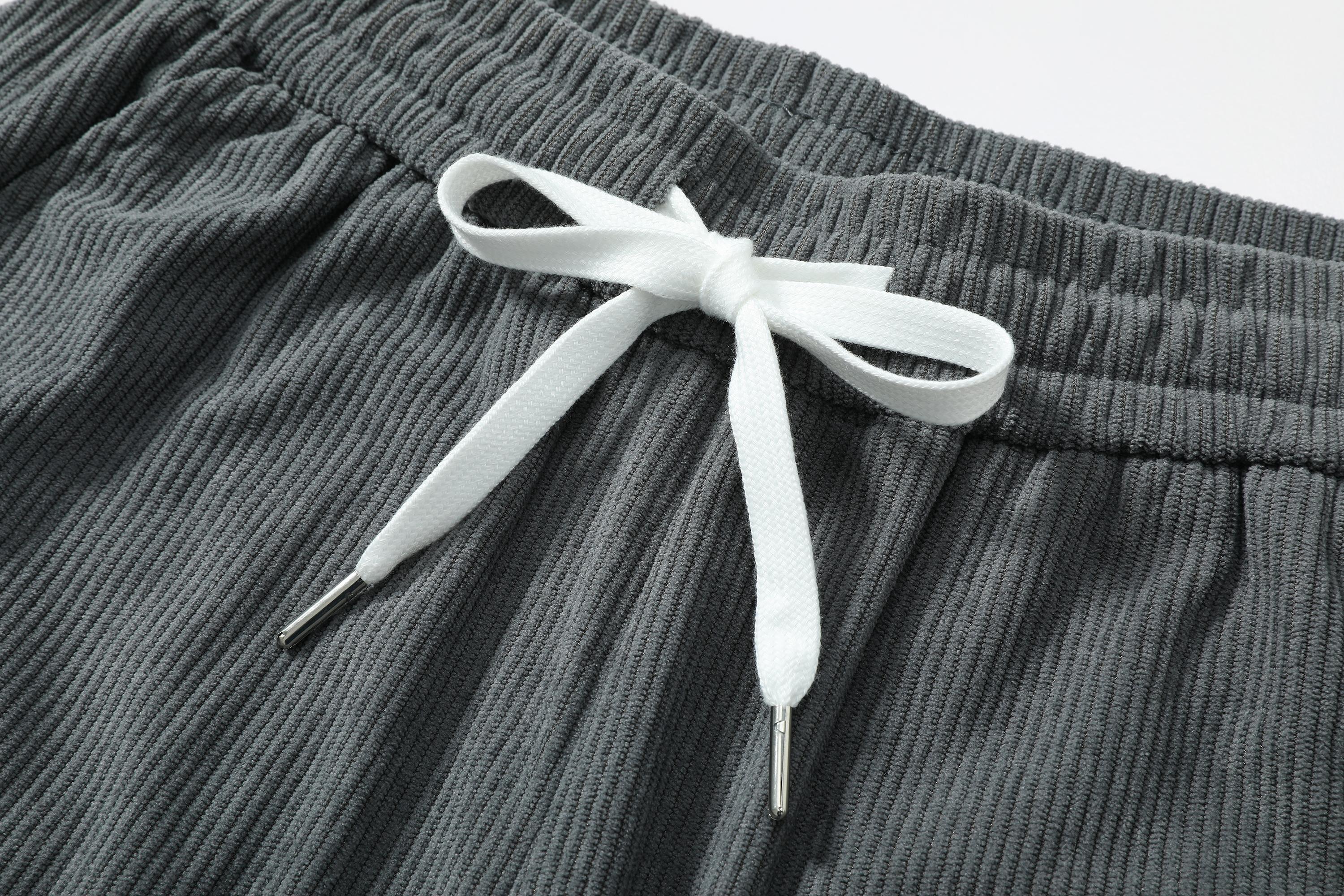 Men’s vintage corduroy casual pants, loose straight fit, breathable, spring/autumn style