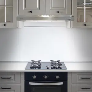 CIARRA 30 Inch Convertible Range Hood Slim Under Cabinet Exhaust Fan for Kitchen Ductless Ducted Venting Stainless Steel Quiet Operation