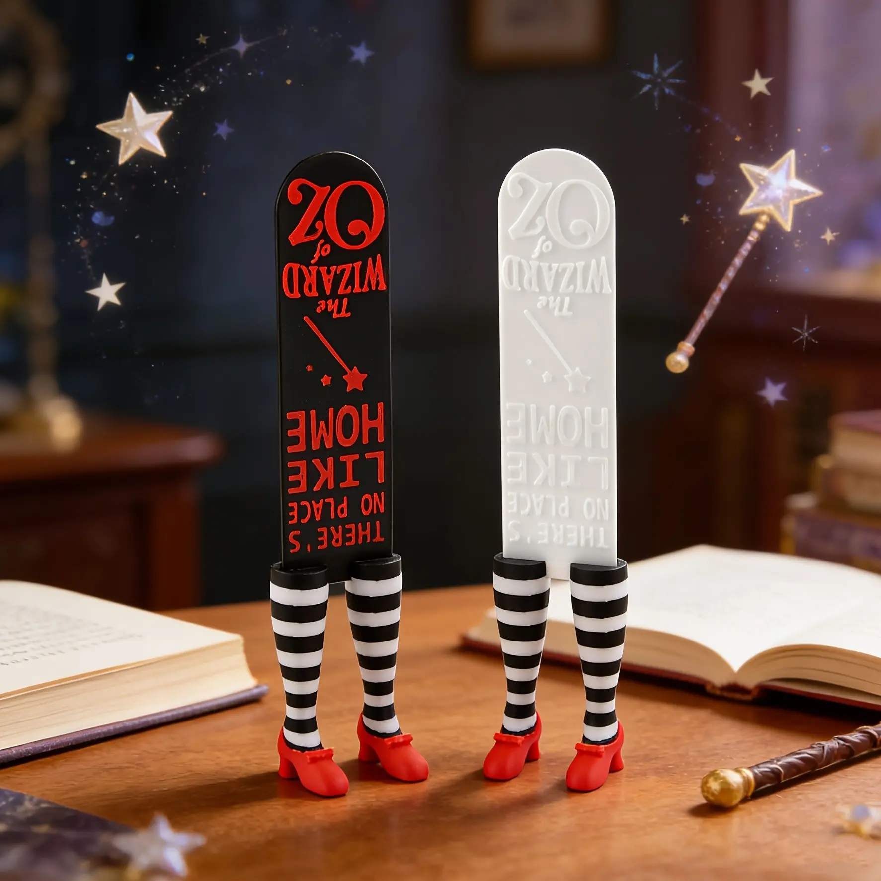 2 Witch Leg High Heel Bookmarks, Cute Creative Bookmarks, Durable Pla Material, Gift for Book Lovers, DIY Book Accessories