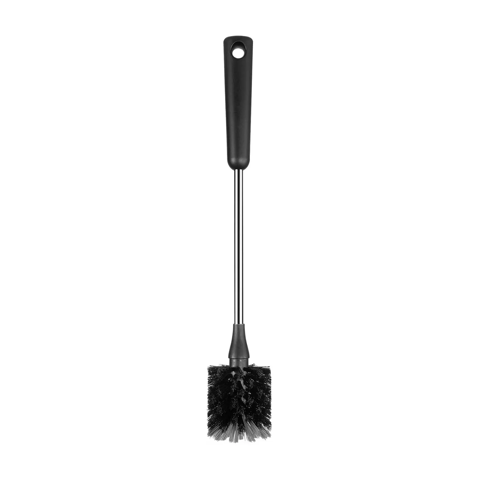 Long-Handle Bottle Cleaning Brush with Stainless Steel Handle, Scrubber for Water Bottles, Tumblers, Thermos, Cups, Mugs and Glassware