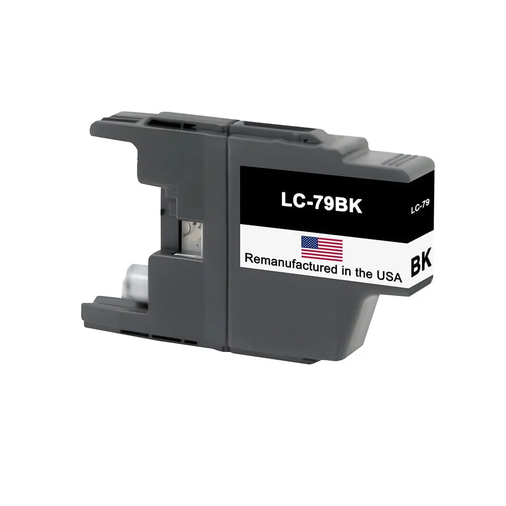 U.S. Remanufactured for Brand for Brother LC79BK Black Ink Cartridge