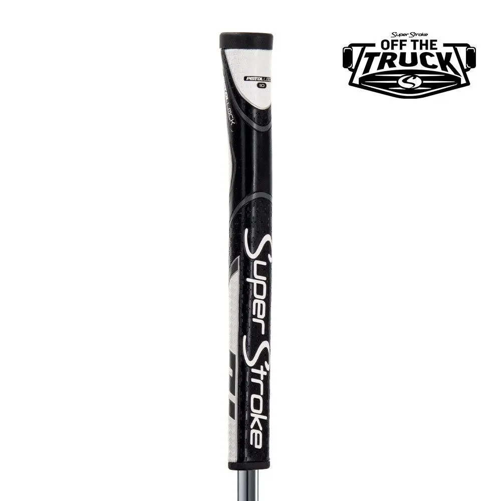 SuperStroke Zenergy Pistol Lock 1.0 Putter Grip, 103g Golf Accessory, Grips Golf Club Part, Grips Golf Club Parts