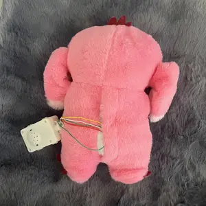 New Pink Breathing Plush Toy for Children with Soothing Sound and Light Valentine's Day Gift Mother's Day