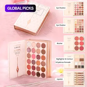 Interactive Flip-Page Makeup Book Cosmetics Kit, All-in-One Face Palette with Blush, Eyeshadow and Contour, Surprise Holiday Gift Set #GLOBAL PICKS
