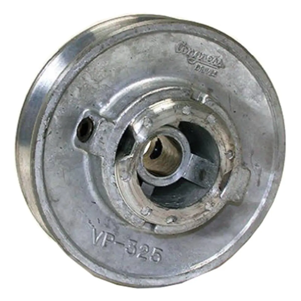 Dial Mfg Inc 6124 Mechanical Variable Pulley with Adjustable Speed Control, 3.25x0.5 in, 0.91 lbs, Power Transmission Part for 1/3 hp Motors, Packaged in Heavy Paper Sleeve