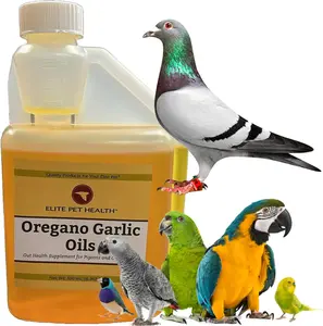 Oregano Garlic and Garlic Oil Quality Oil for Pigeons with Garlic Oil for Pigeons, Palomas and Birds