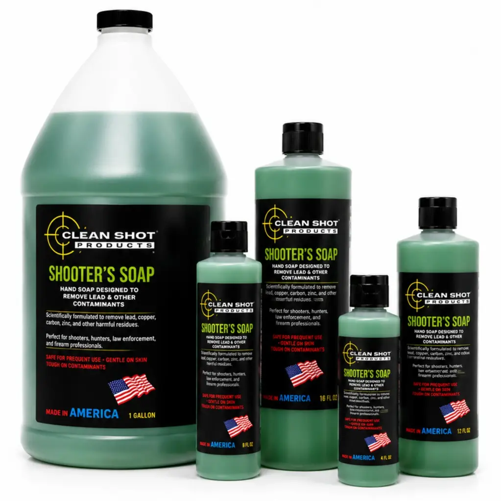 Shooter's Hand Soap - Lead & Heavy Metal Removal, Patent-Pending Formula for Hunters, Shooting Enthusiasts, Military & Law Enforcement, Made in America