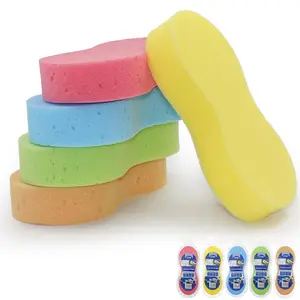 Car Wash Sponge, 5 Counts Multi-use High Foam Cleaning Sponge, Multifunctional Cleaning Sponge for Car, Kitchen, Bathroom and Household Cleaning, Scrubber Sponge, Sponges Scrubbers