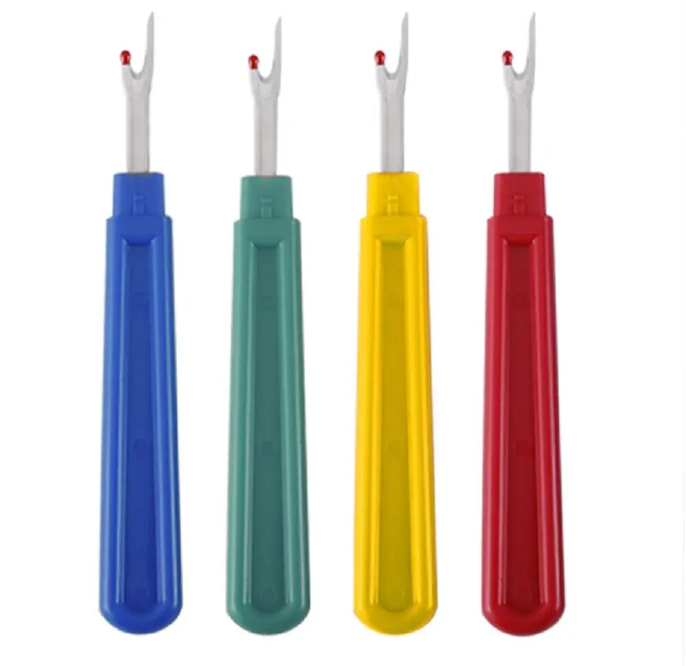 4 Stitch Ripper Plastic Handle Thread Seam Ripper Cutter Remover Sewing Craft L