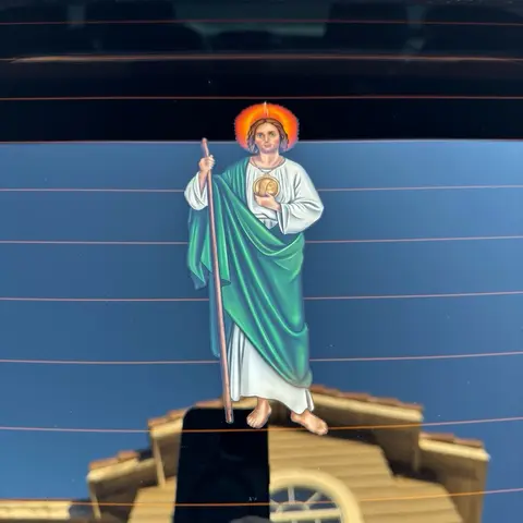 San Judas Tadeo Color Sticker - Many Sizes Decor Decorative
