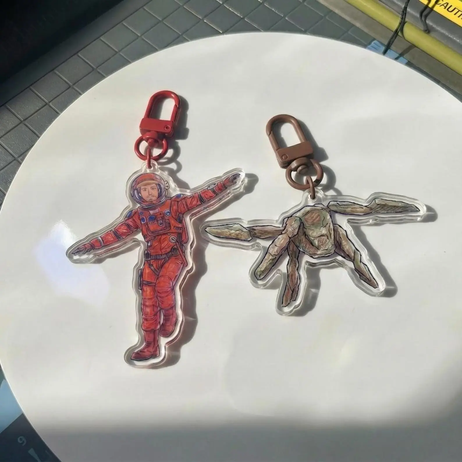 Grace Rocky Keychain Charm, Project Hail Mary Fan Art Keychains, Trending Keychain.