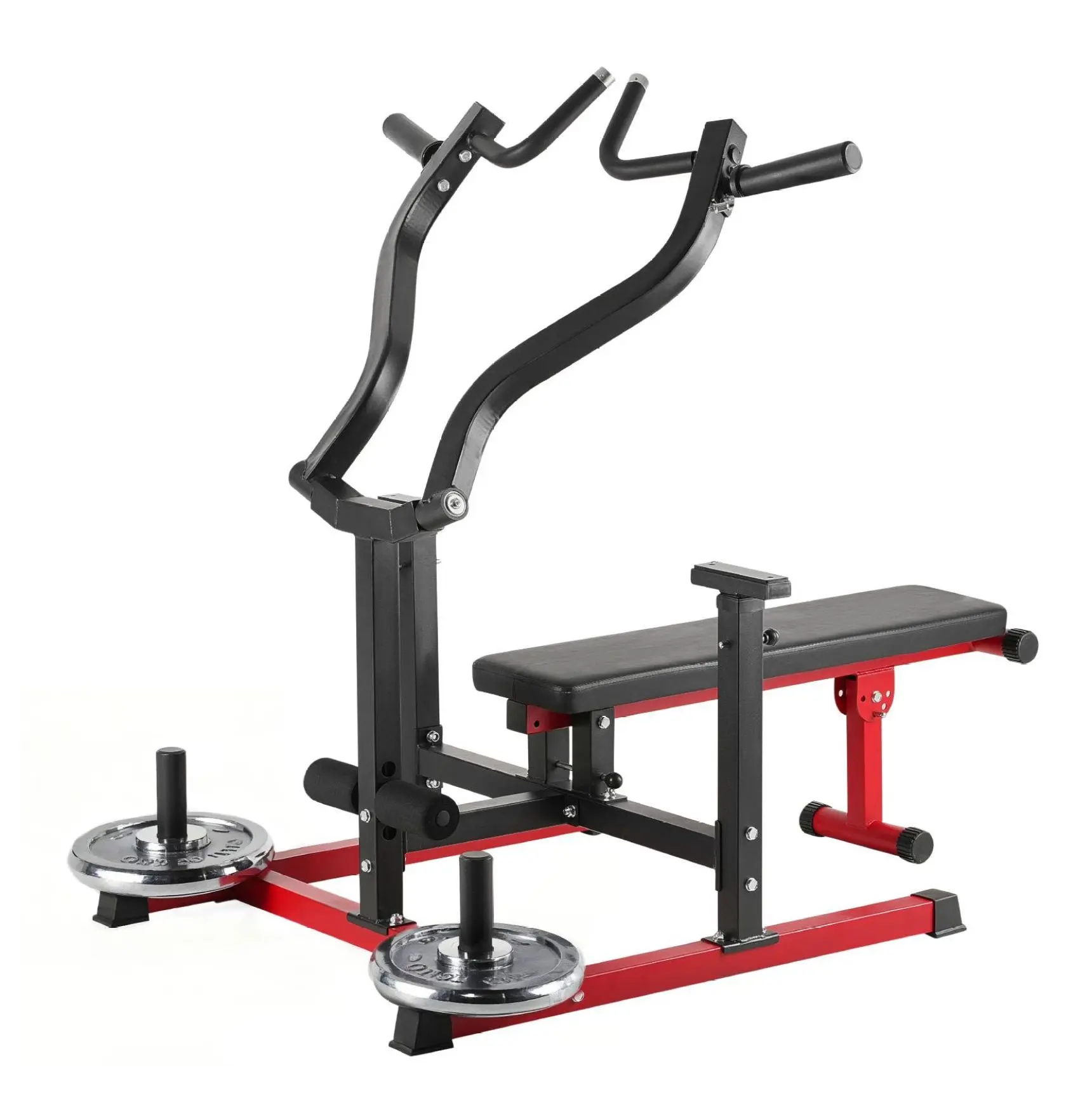 Chest Press Machine 450 LBS, Adjustable Bench Press Set, Incline Decline Bench, Independent Arms, Home Gym Equipment for Chest & Shoulder Workouts Up and down Press
