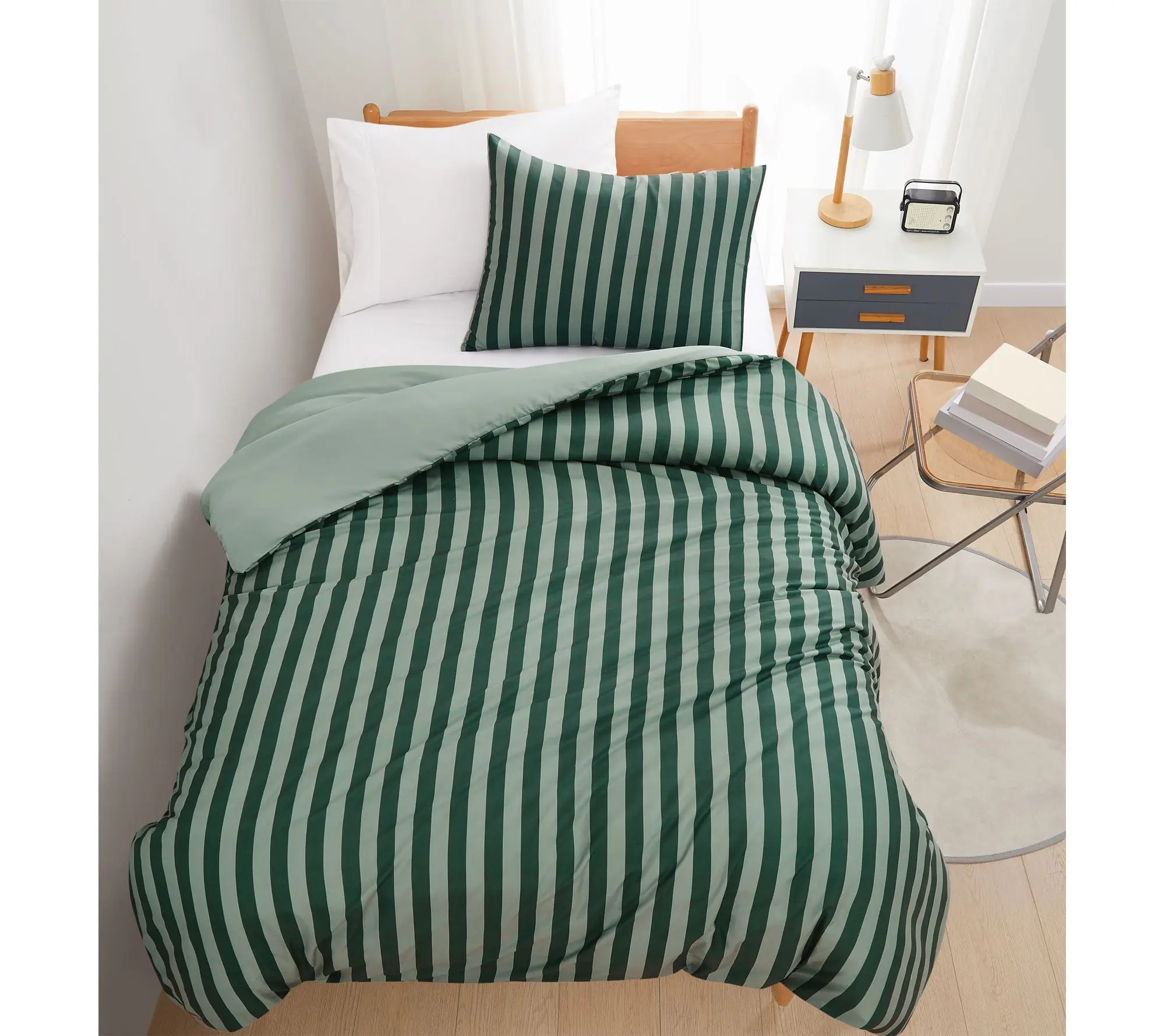 Truly Soft Weston Stripe 2 Piece Twin XL DuvetSet