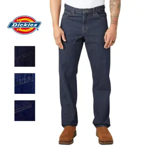 DICKIES FLEX Regular Fit 5-Pocket Jeans Classic 9393 Mid Waist All Seasons Casual Denim for Men Durable Material Versatile Design