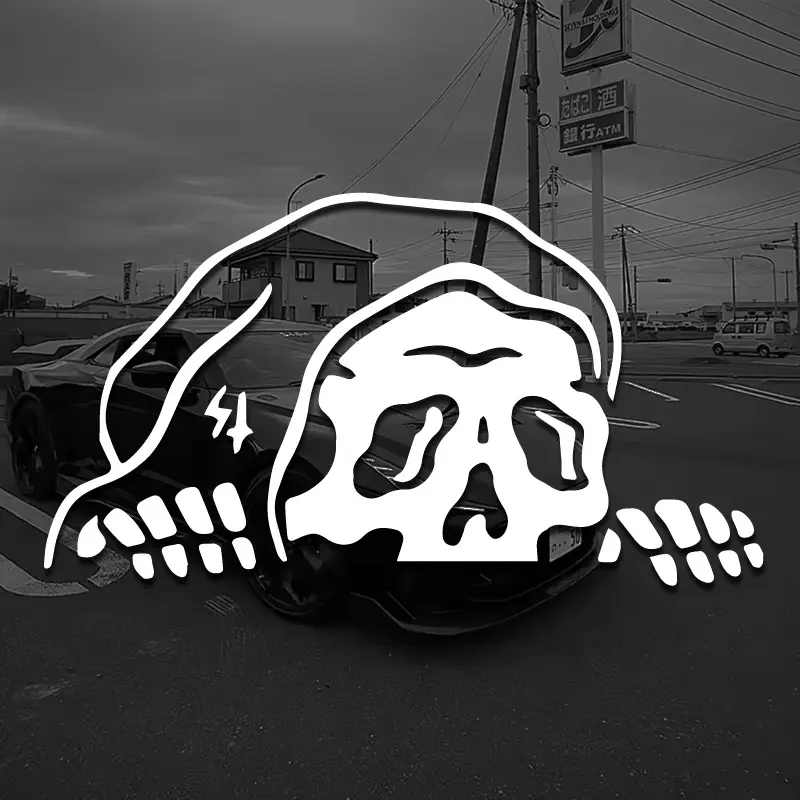 2025 Cartoon SkULL Stickers?funny and cute stickers for Cars, Trucks, Walls, Laptops, Windows, Motorcycles, Bumpers Or Crafts