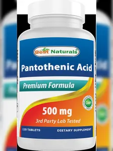 Best Naturals Pantothenic Acid 500 mg 120 Tablets