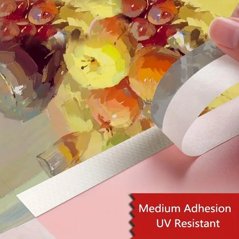 DIY Tape Masking Paper Tape, Painting Cover Up Adhesive Art Professional Supplies Sketch Watercolor Leave White Masking Tape, Hand Tear Paper Adhesive Cloth Art Painting Supplies