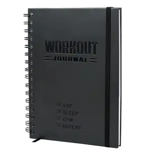 Fitness Journal Workout Planner for Men & Women - A5 Sturdy Workout Log Book to Track Gym & Home Workouts
